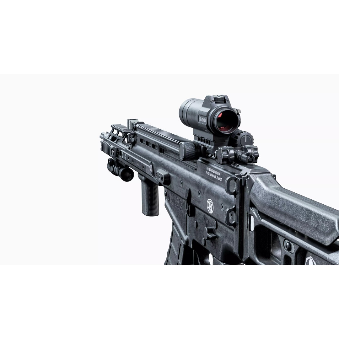 MK17 MOD0 FN SCAR-H 3D Model – Low Poly Game-Ready Rifle, FBX, PBR - View 5