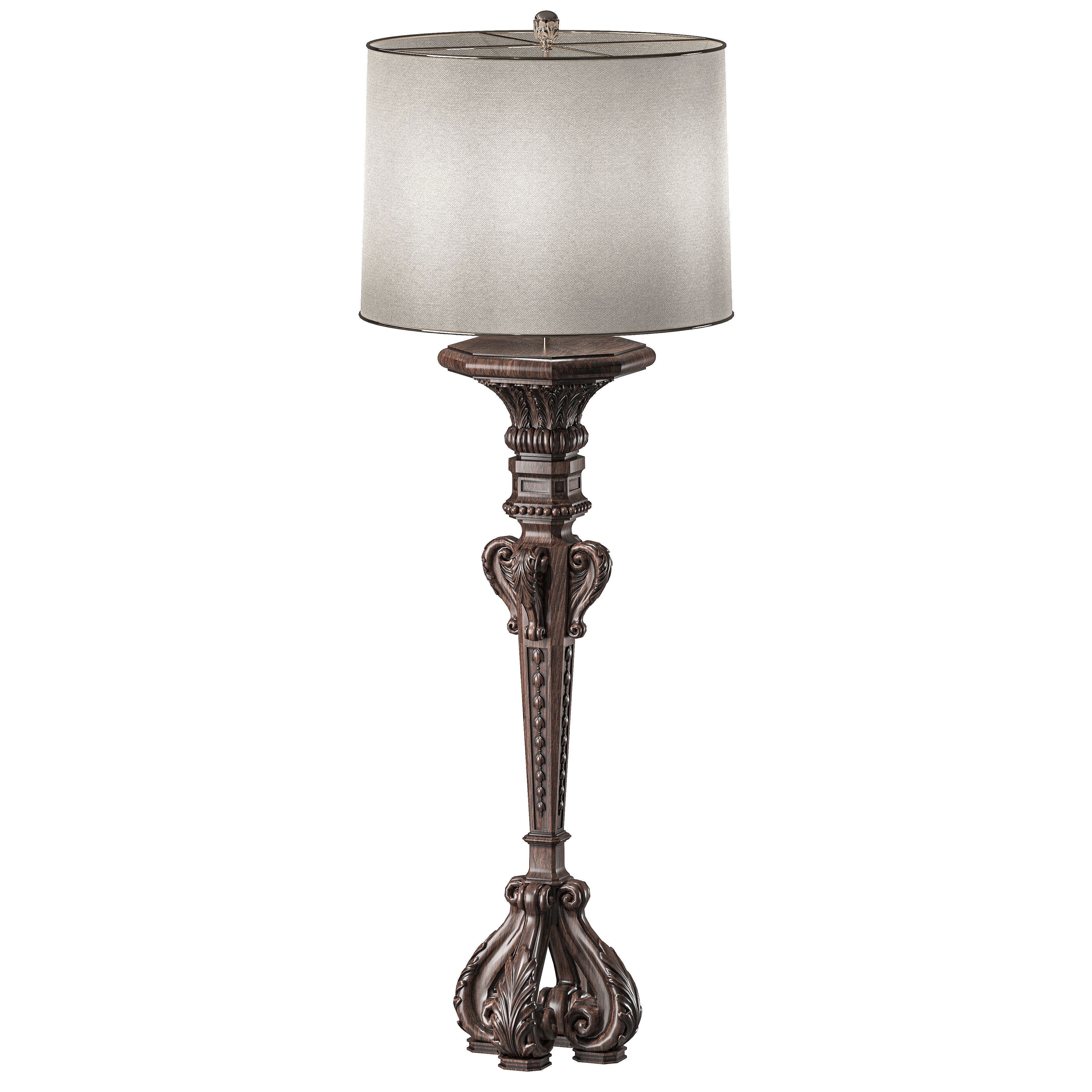 Roberto Elegant Floor Lamp - Game-Ready 3D Model - View 4