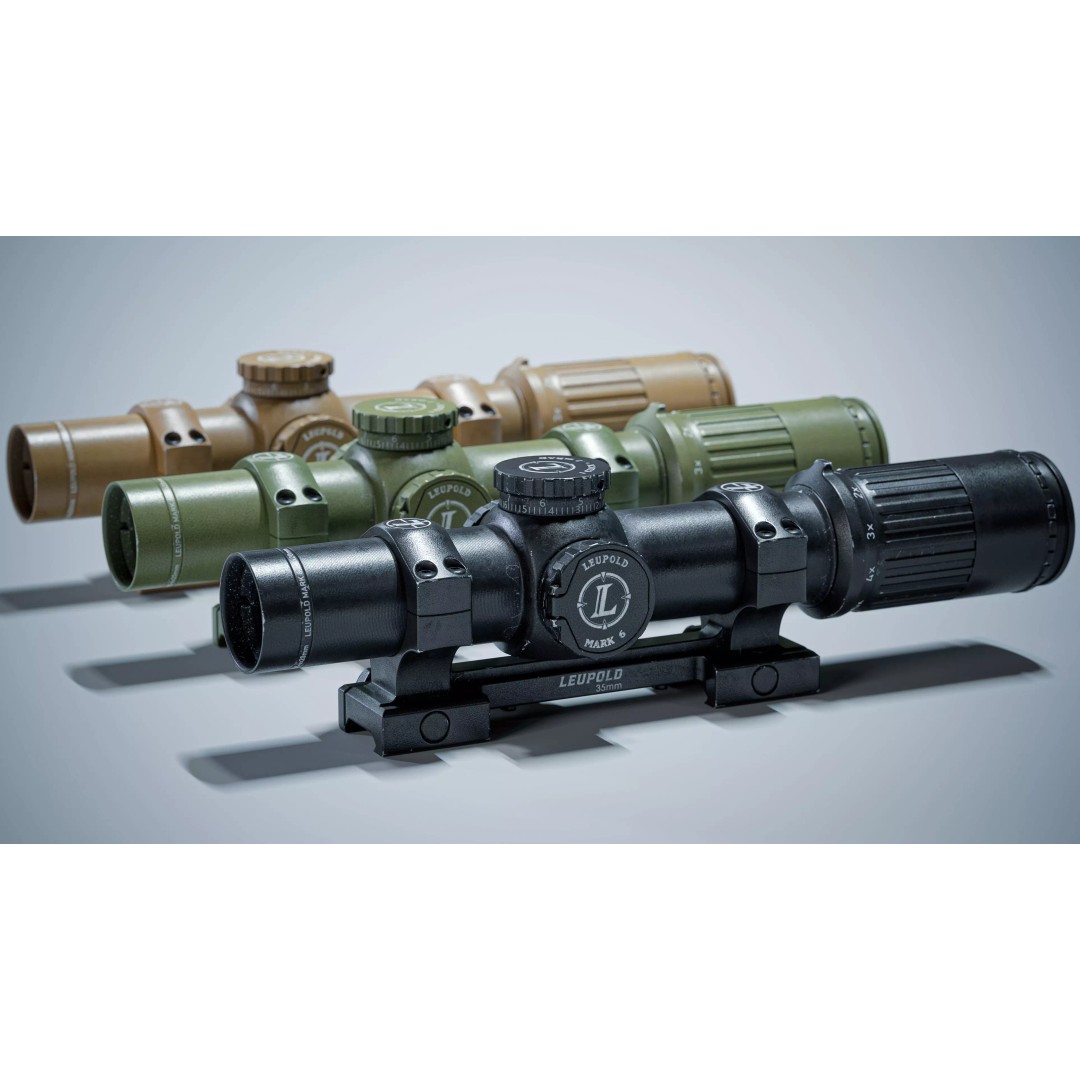 Leupold Mark 6 3D Model – Low Poly Sniper Scope, Rigged, PBR Textures - View 3