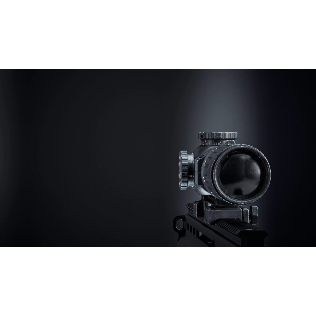 Leupold Mark 6 3D Model – Low Poly Sniper Scope, Rigged, PBR Textures - View 5