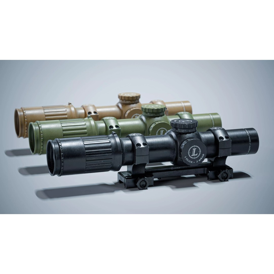 Leupold Mark 6 3D Model – Low Poly Sniper Scope, Rigged, PBR Textures - View 7