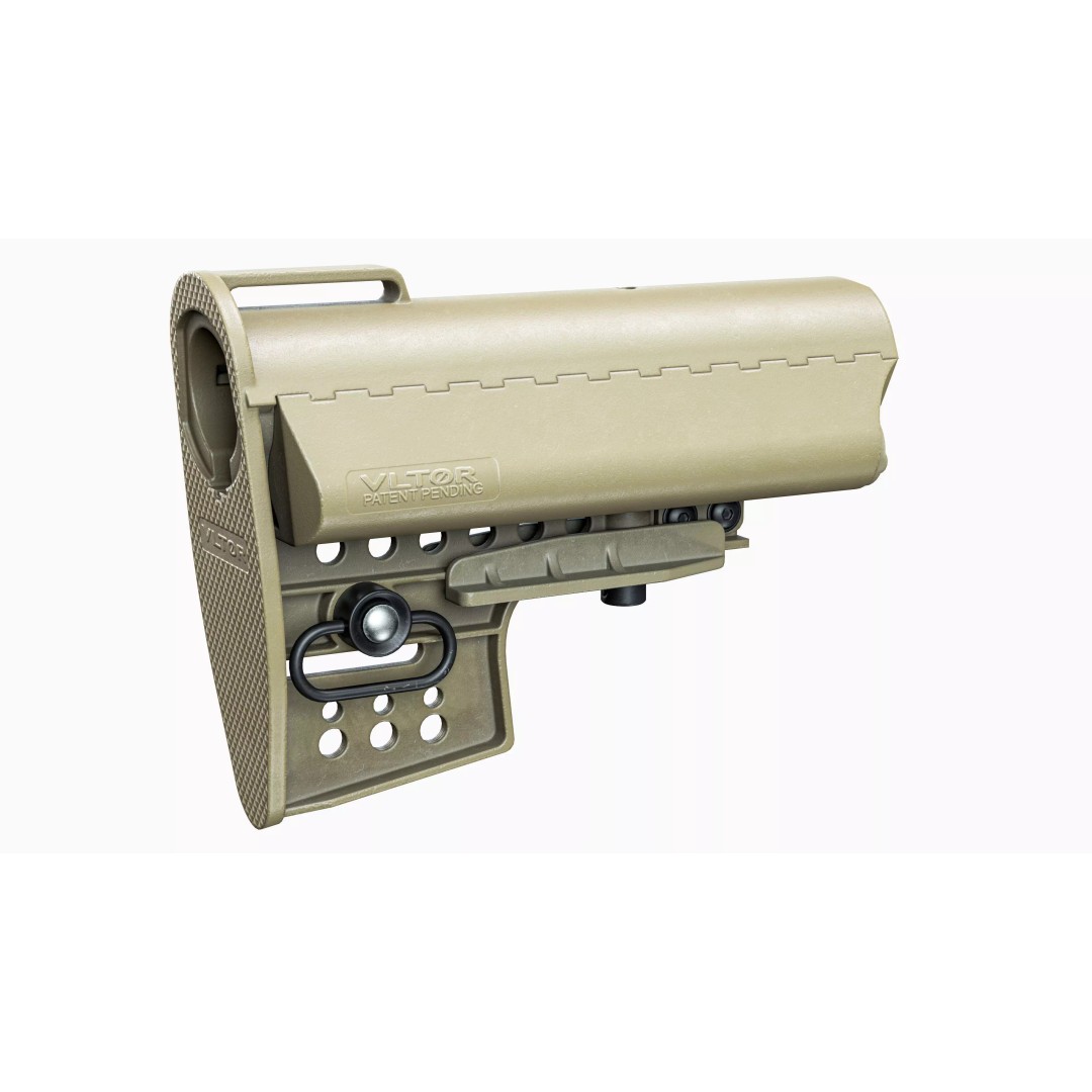 Vltor AR 15 Stock 3D Model – Low Poly Game-Ready Asset, FBX, OBJ - View 5