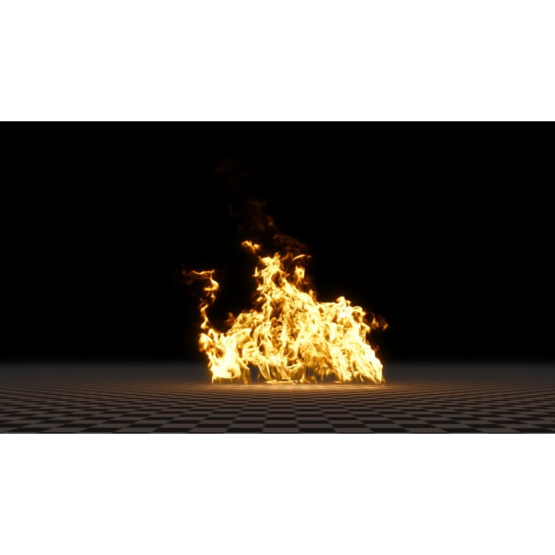 3D Fire Animation Model – Realistic VDB Fireplace Simulation - View 21
