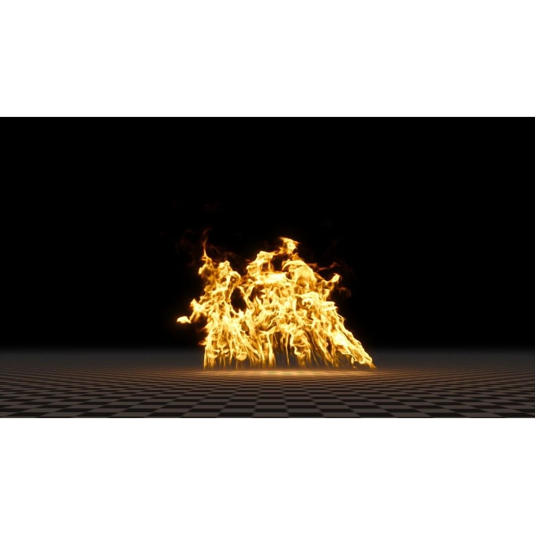 3D Fire Animation Model – Realistic VDB Fireplace Simulation - View 37