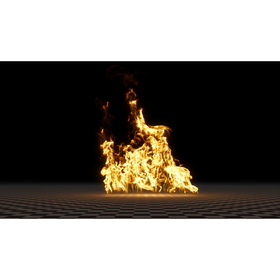 3D Fire Animation Model – Realistic VDB Fireplace Simulation - View 41