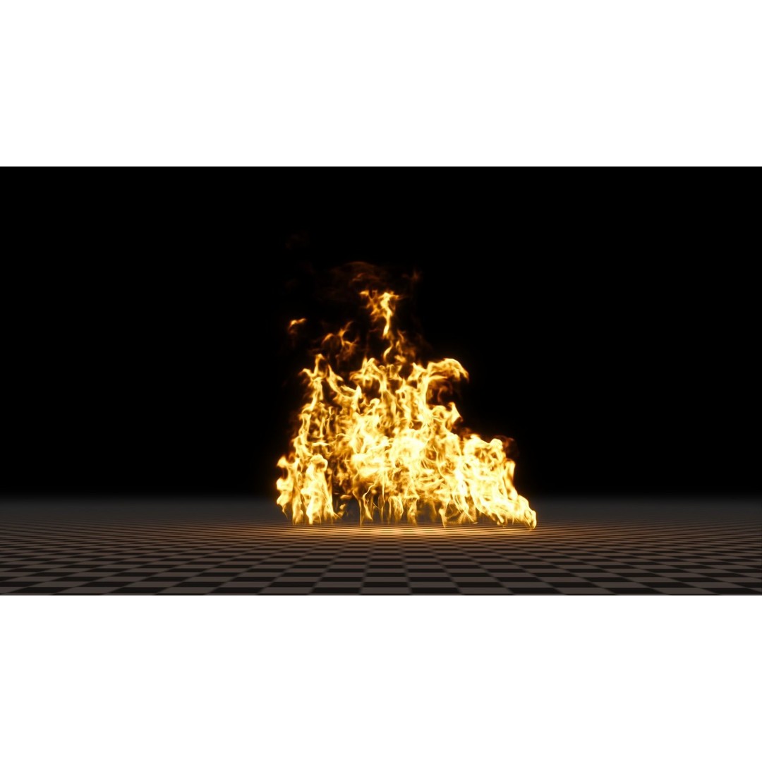 3D Fire Animation Model – Realistic VDB Fireplace Simulation - View 42