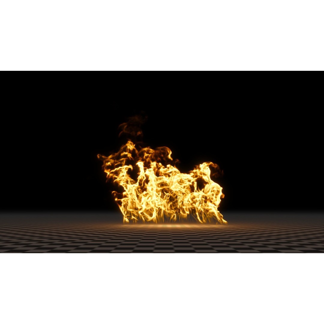 3D Fire Animation Model – Realistic VDB Fireplace Simulation - View 43