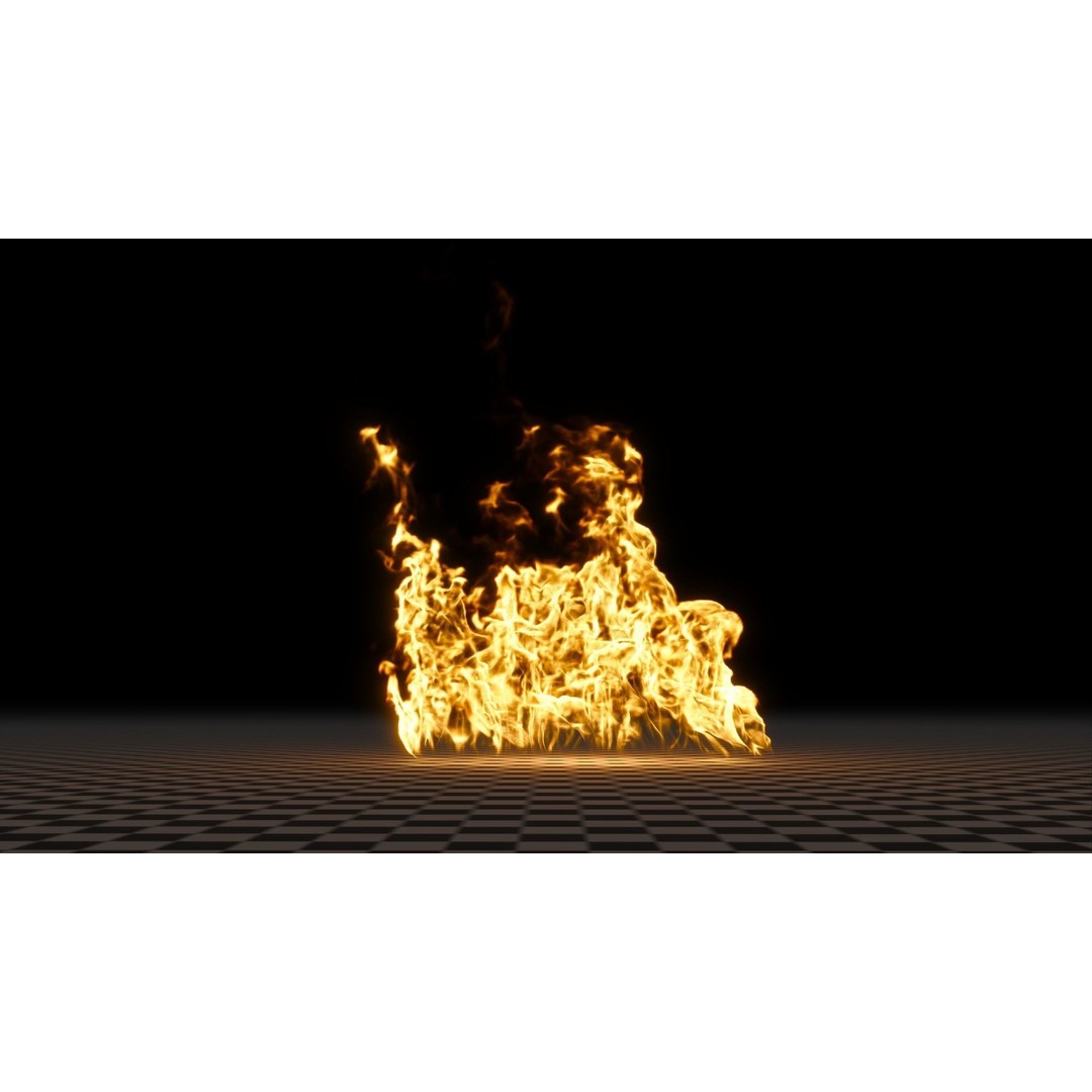 3D Fire Animation Model – Realistic VDB Fireplace Simulation - View 52