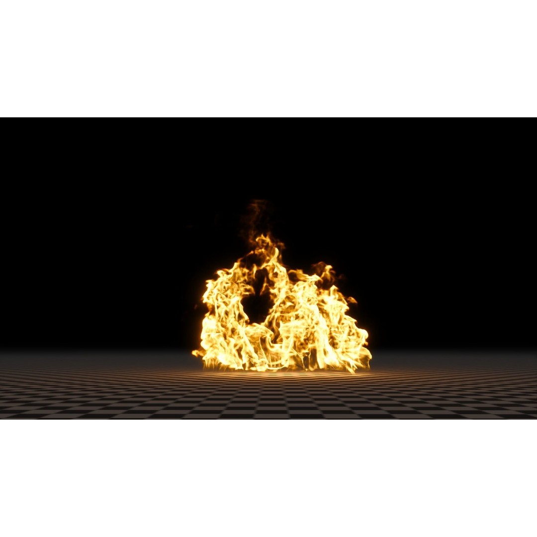 3D Fire Animation Model – Realistic VDB Fireplace Simulation - View 53