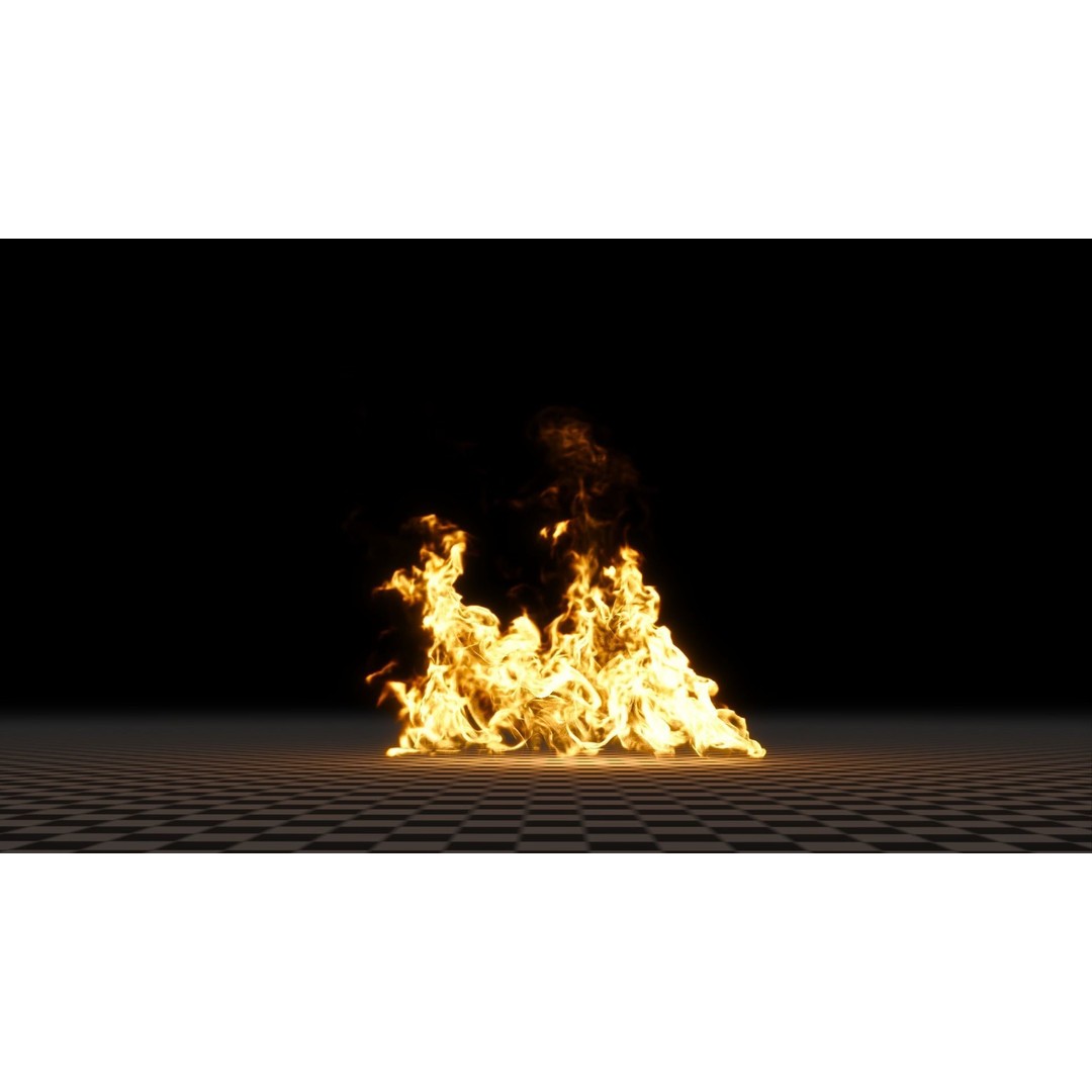 3D Fire Animation Model – Realistic VDB Fireplace Simulation - View 55