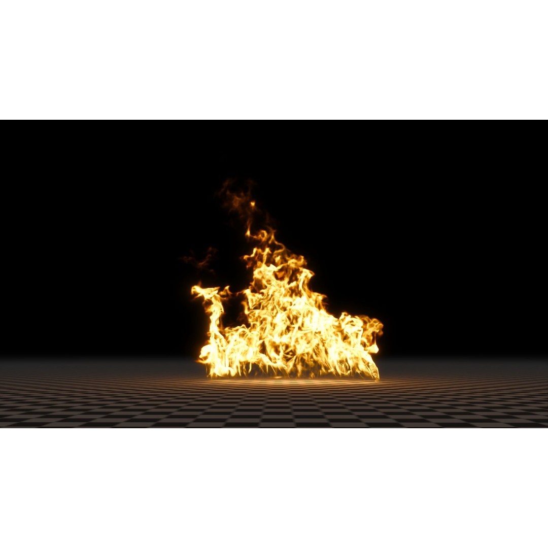 3D Fire Animation Model – Realistic VDB Fireplace Simulation - View 66