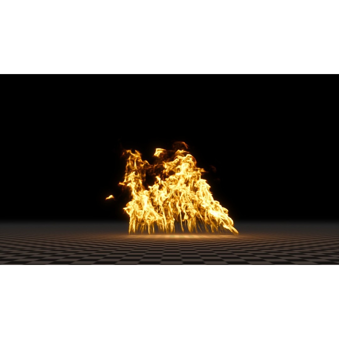 3D Fire Animation Model – Realistic VDB Fireplace Simulation - View 69