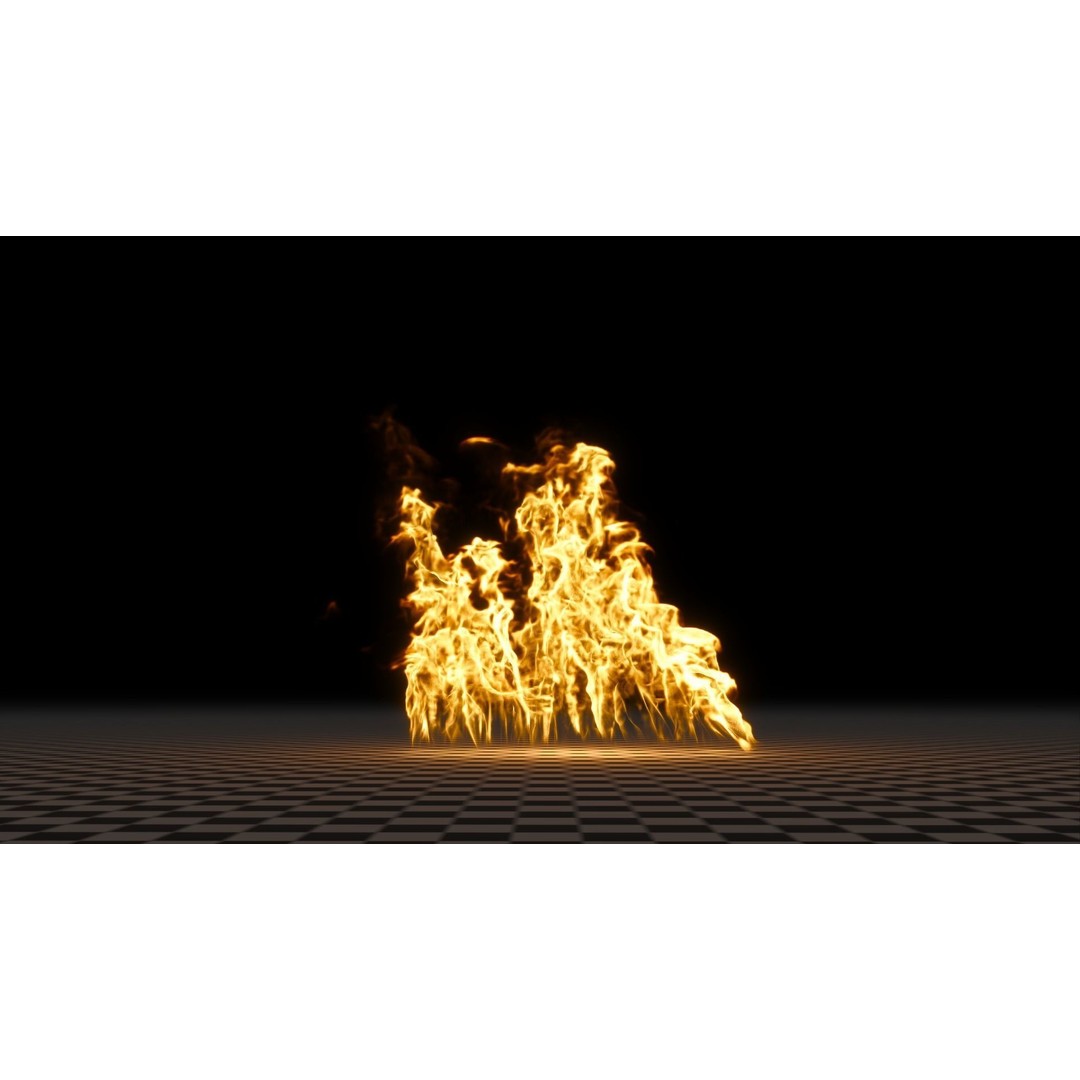 3D Fire Animation Model – Realistic VDB Fireplace Simulation - View 73