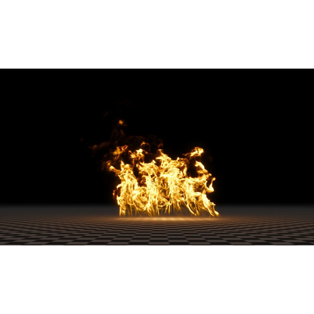 3D Fire Animation Model – Realistic VDB Fireplace Simulation - View 74