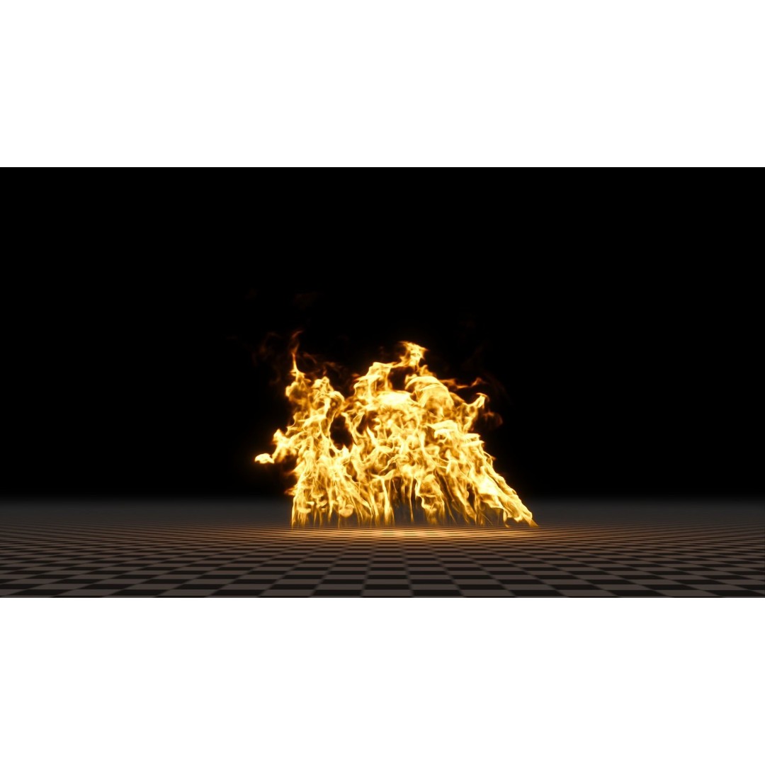 3D Fire Animation Model – Realistic VDB Fireplace Simulation - View 76