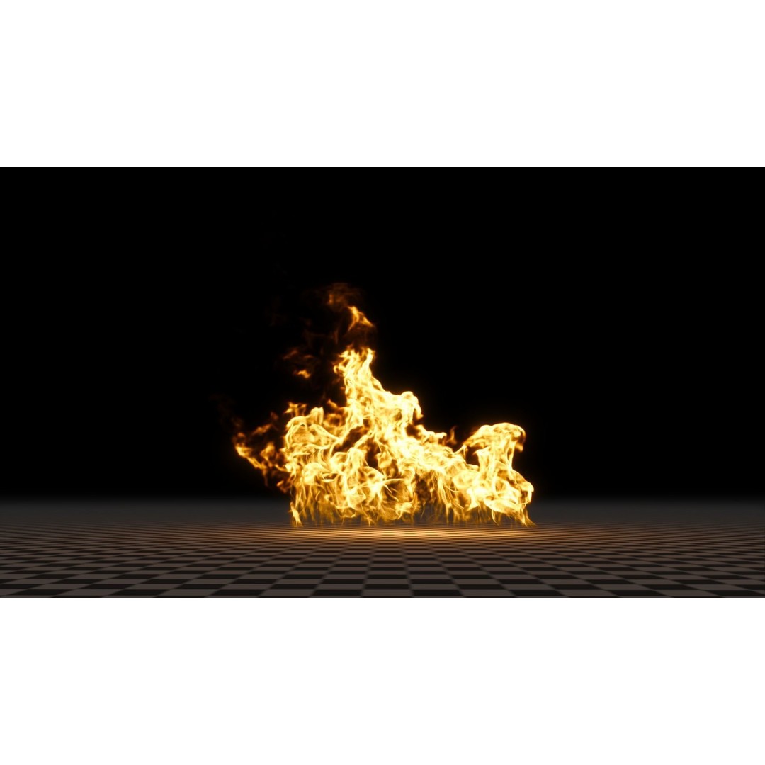 3D Fire Animation Model – Realistic VDB Fireplace Simulation - View 77