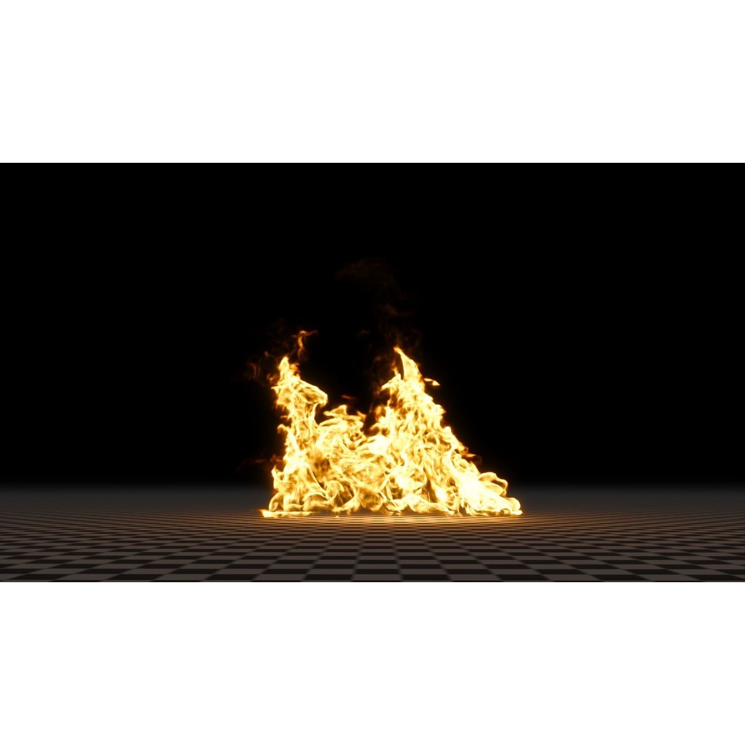 3D Fire Animation Model – Realistic VDB Fireplace Simulation - View 78