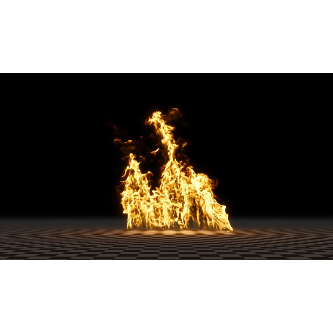 3D Fire Animation Model – Realistic VDB Fireplace Simulation - View 79