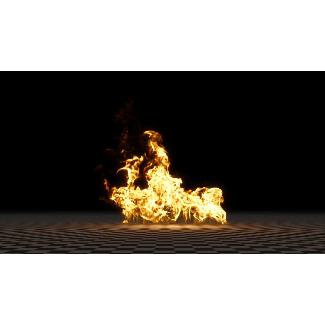 3D Fire Animation Model – Realistic VDB Fireplace Simulation - View 81