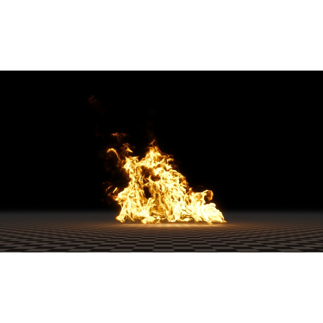3D Fire Animation Model – Realistic VDB Fireplace Simulation - View 82