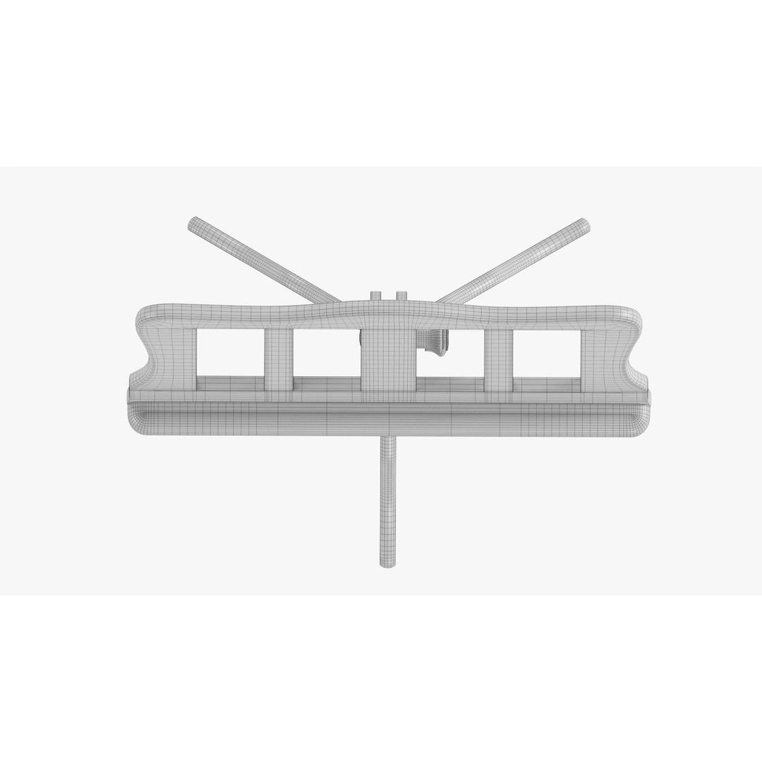 Music Sheet Stand 3D Model – PBR Tripod Design, FBX & OBJ Formats - View 13