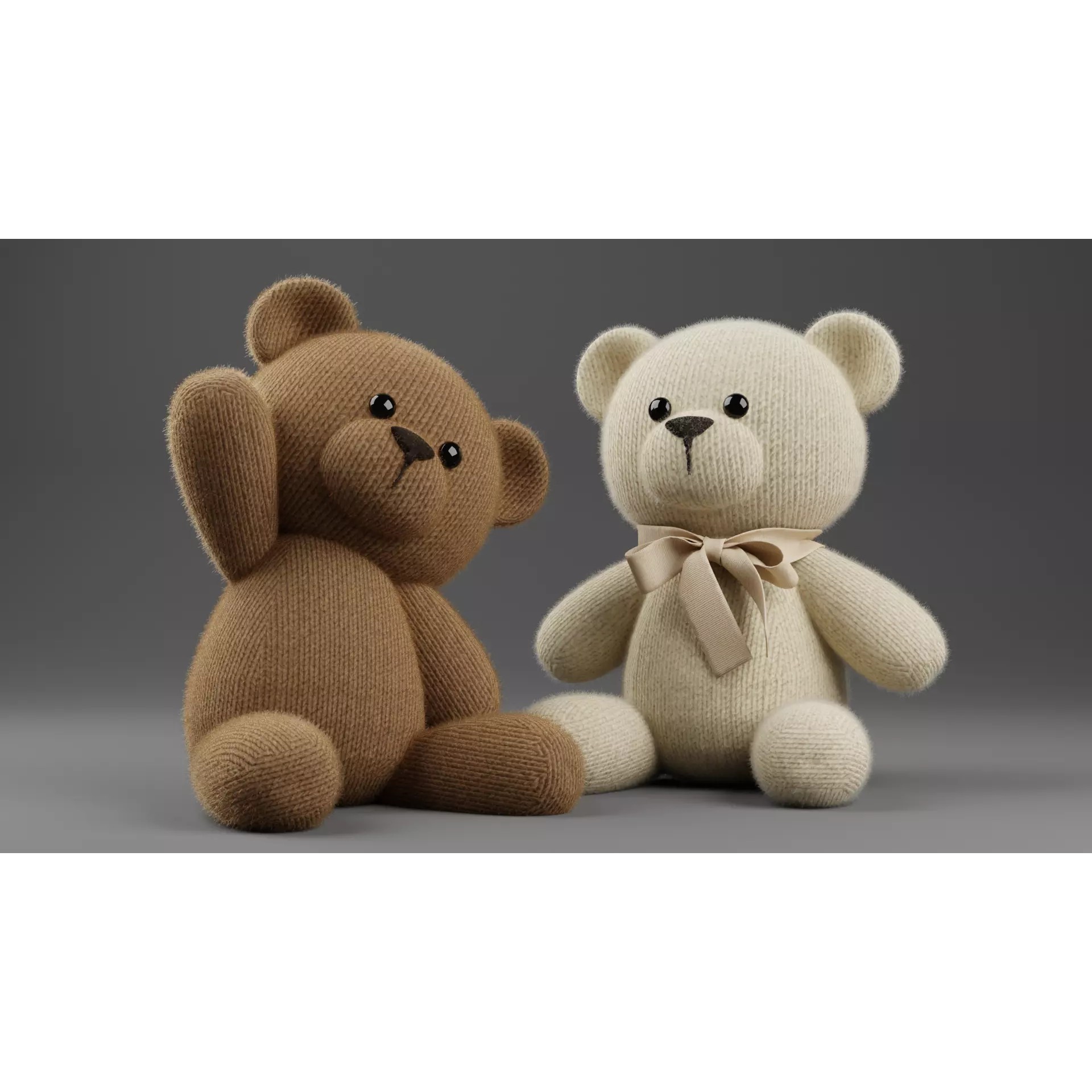 Teddy Bear - Rigged Plush Toy 3D Model - View 2