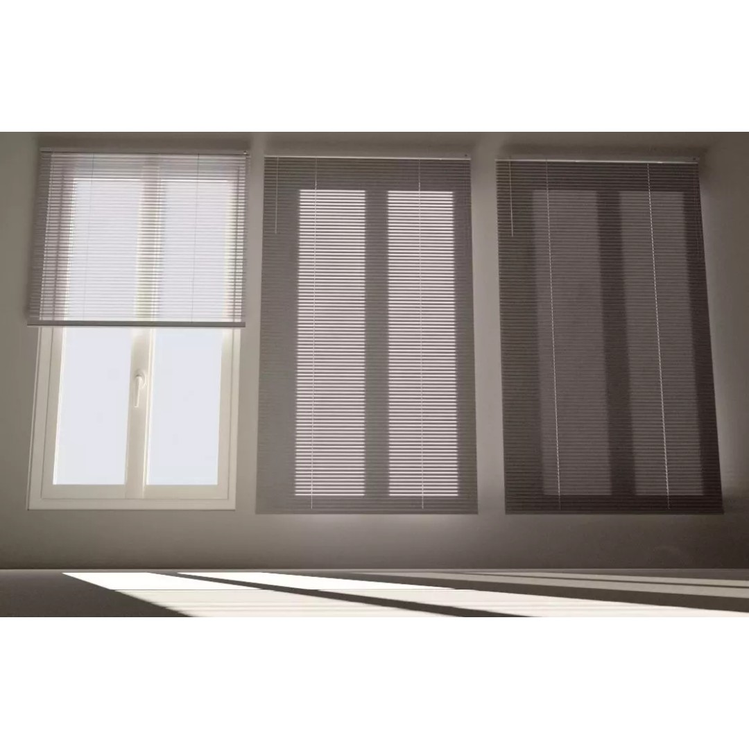 Venetian Blind 3D Model – Animated Low Poly Interior Asset, FBX - View 2