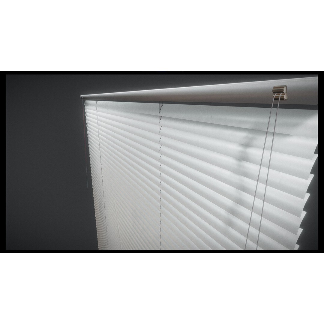 Venetian Blind 3D Model – Animated Low Poly Interior Asset, FBX - View 7