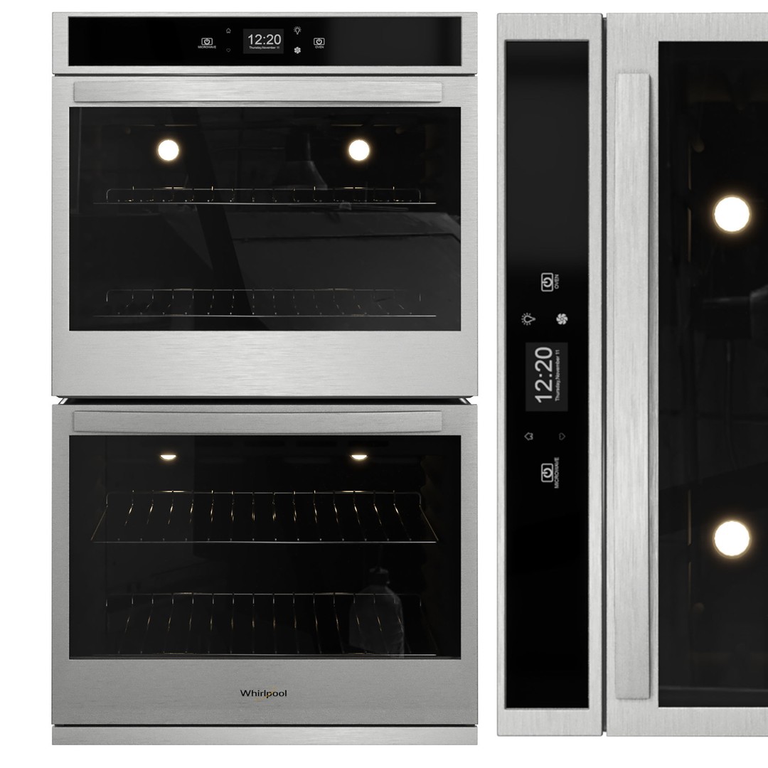 Whirlpool Appliance 3D Model – Kitchen Collection, FBX, OBJ - View 5
