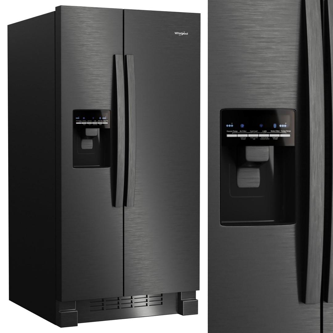 Whirlpool Appliance 3D Model – Kitchen Collection, FBX, OBJ - View 6