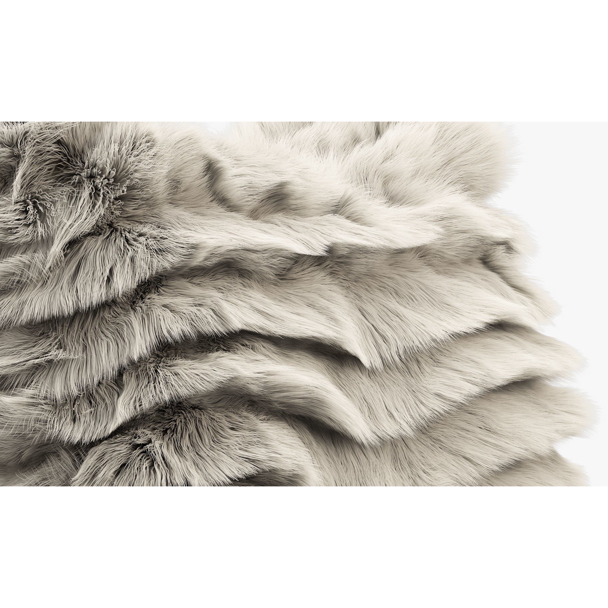 Collection of 38 Fur Pillows - High-Quality 3D Model - View 102