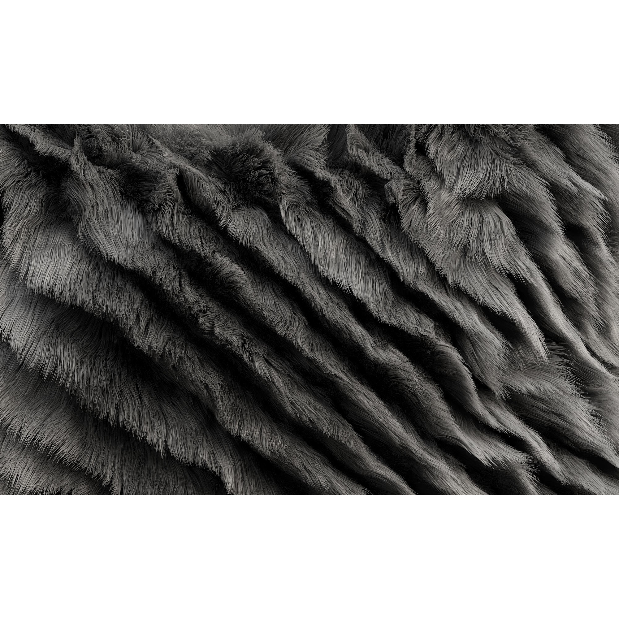 Collection of 38 Fur Pillows - High-Quality 3D Model - View 109