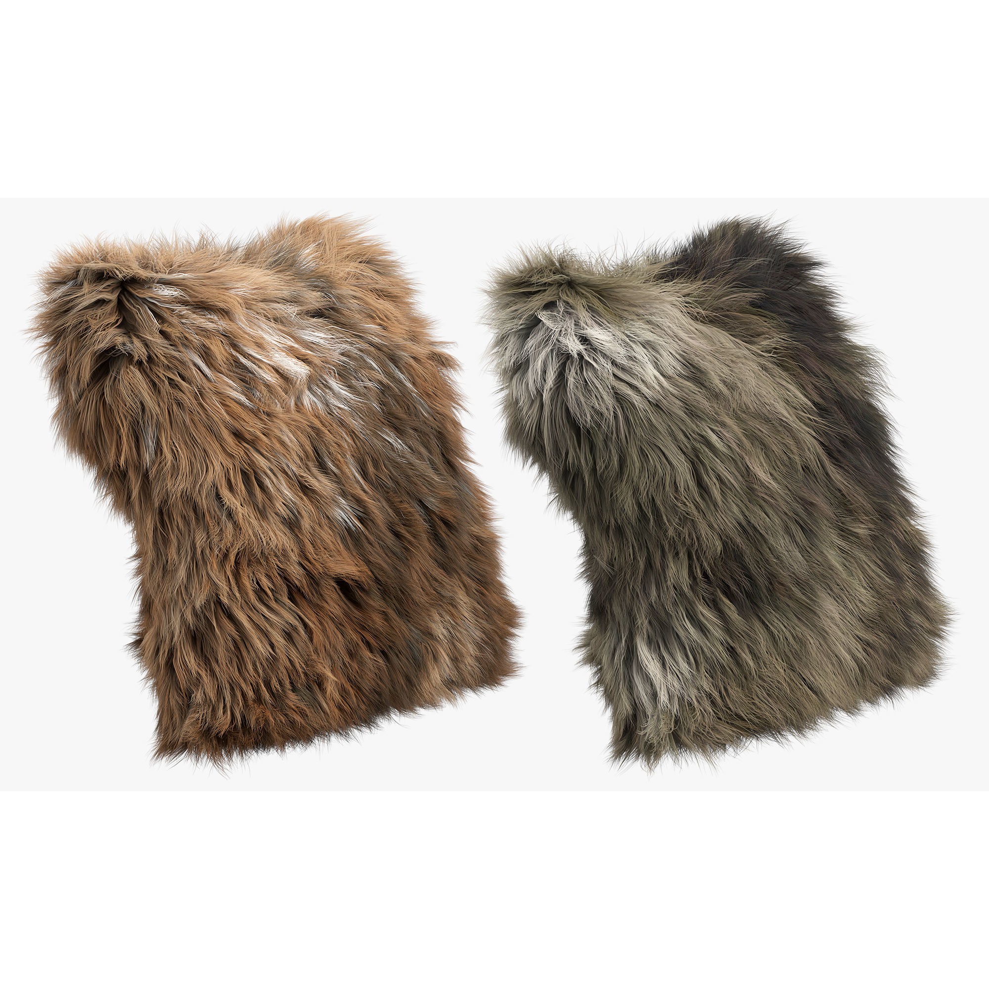 Collection of 38 Fur Pillows - High-Quality 3D Model - View 20