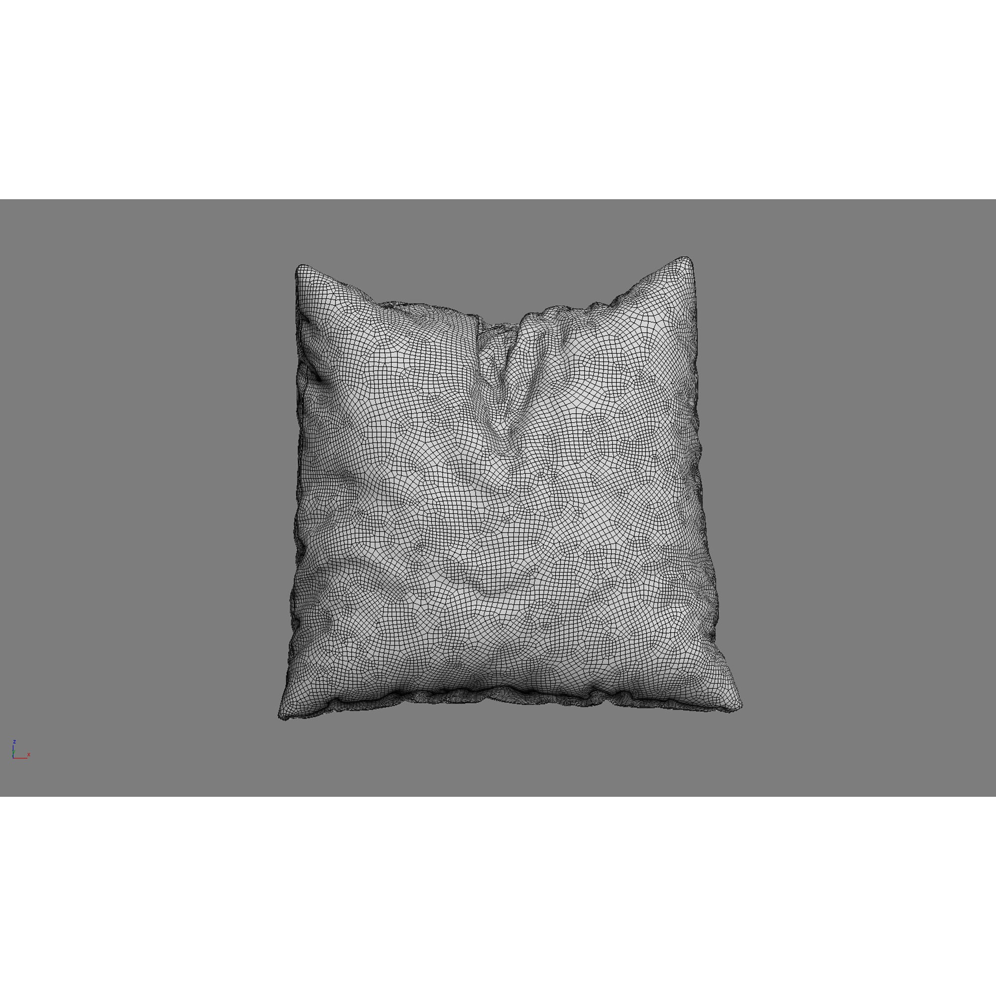 Collection of 38 Fur Pillows - High-Quality 3D Model - View 24