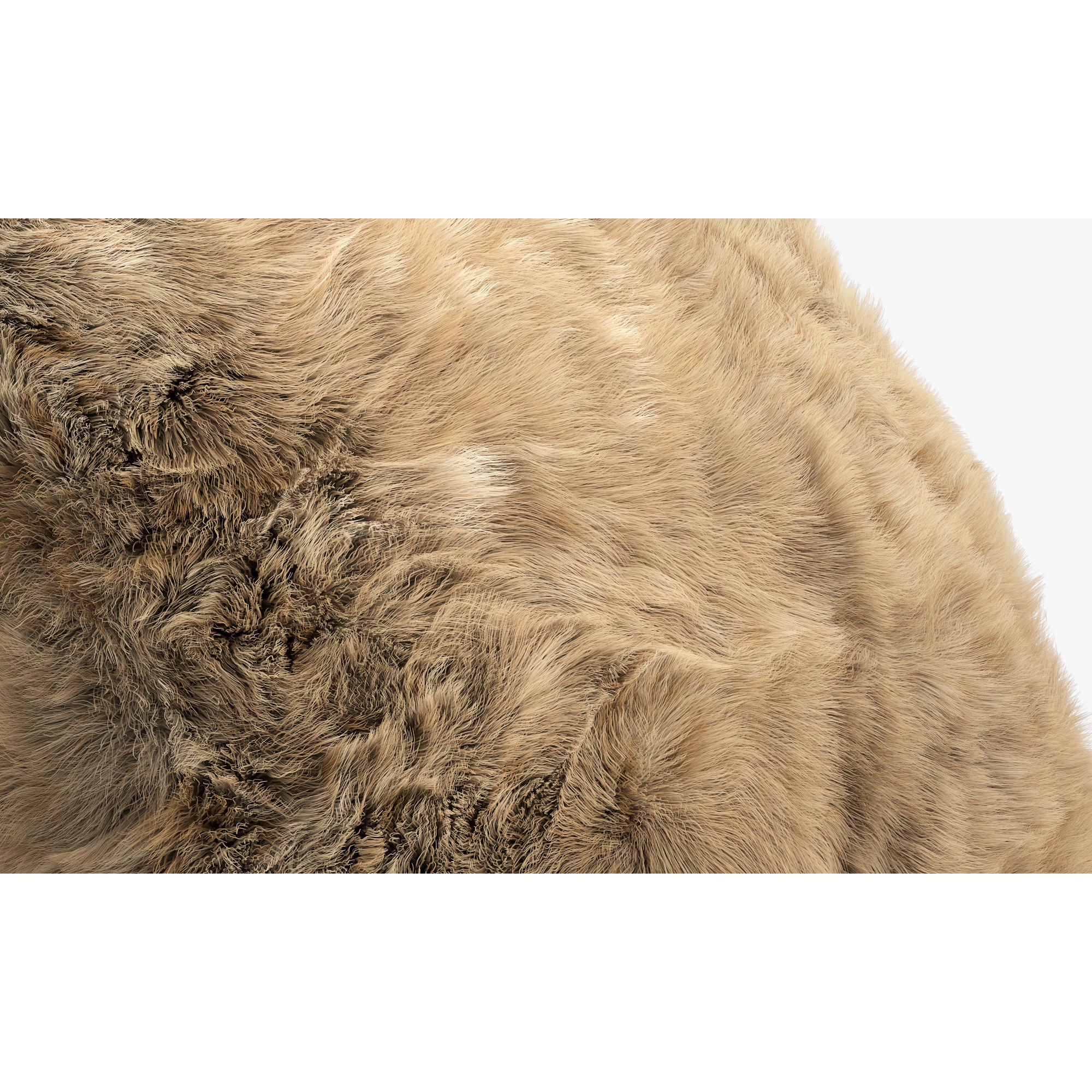 Collection of 38 Fur Pillows - High-Quality 3D Model - View 40