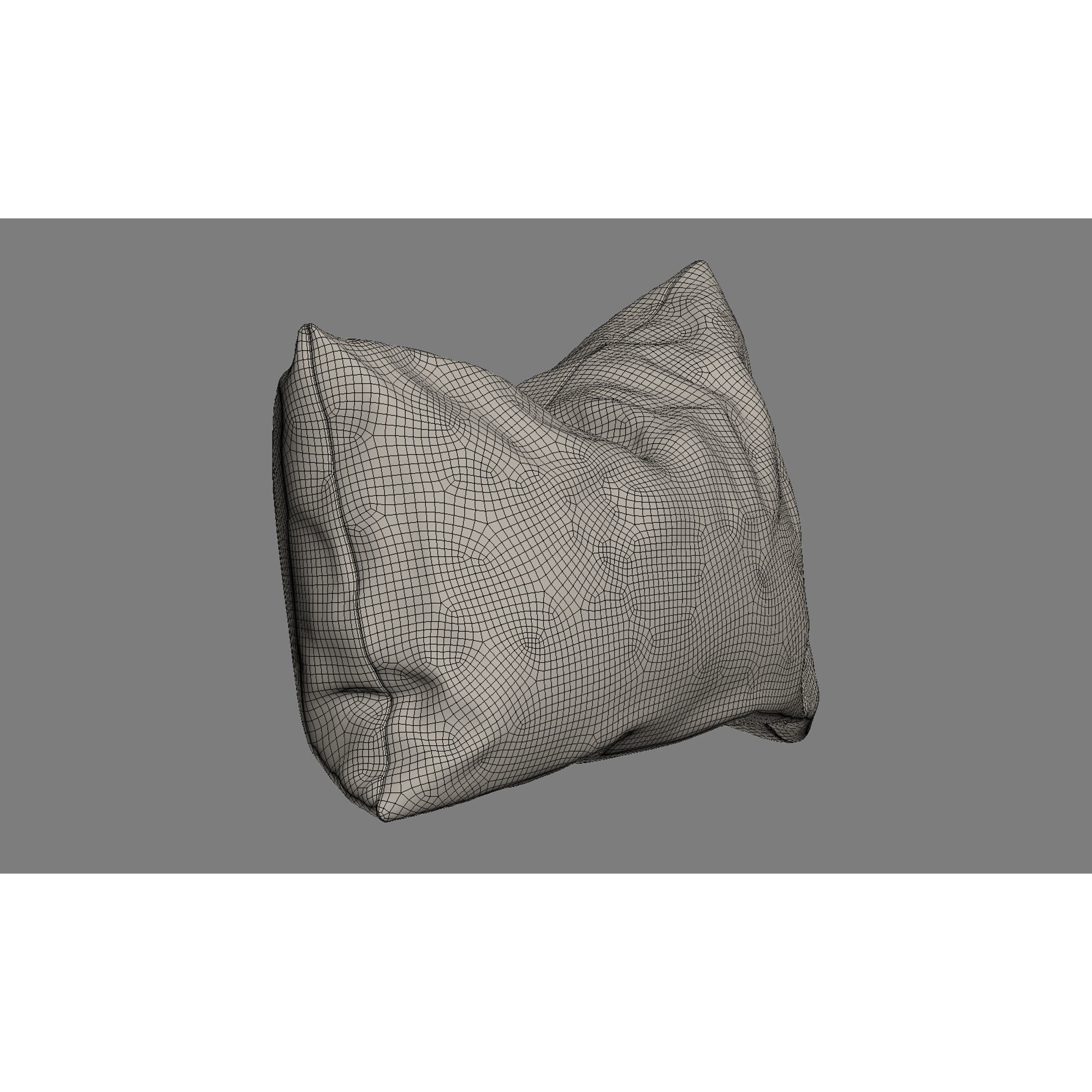 Collection of 38 Fur Pillows - High-Quality 3D Model - View 69