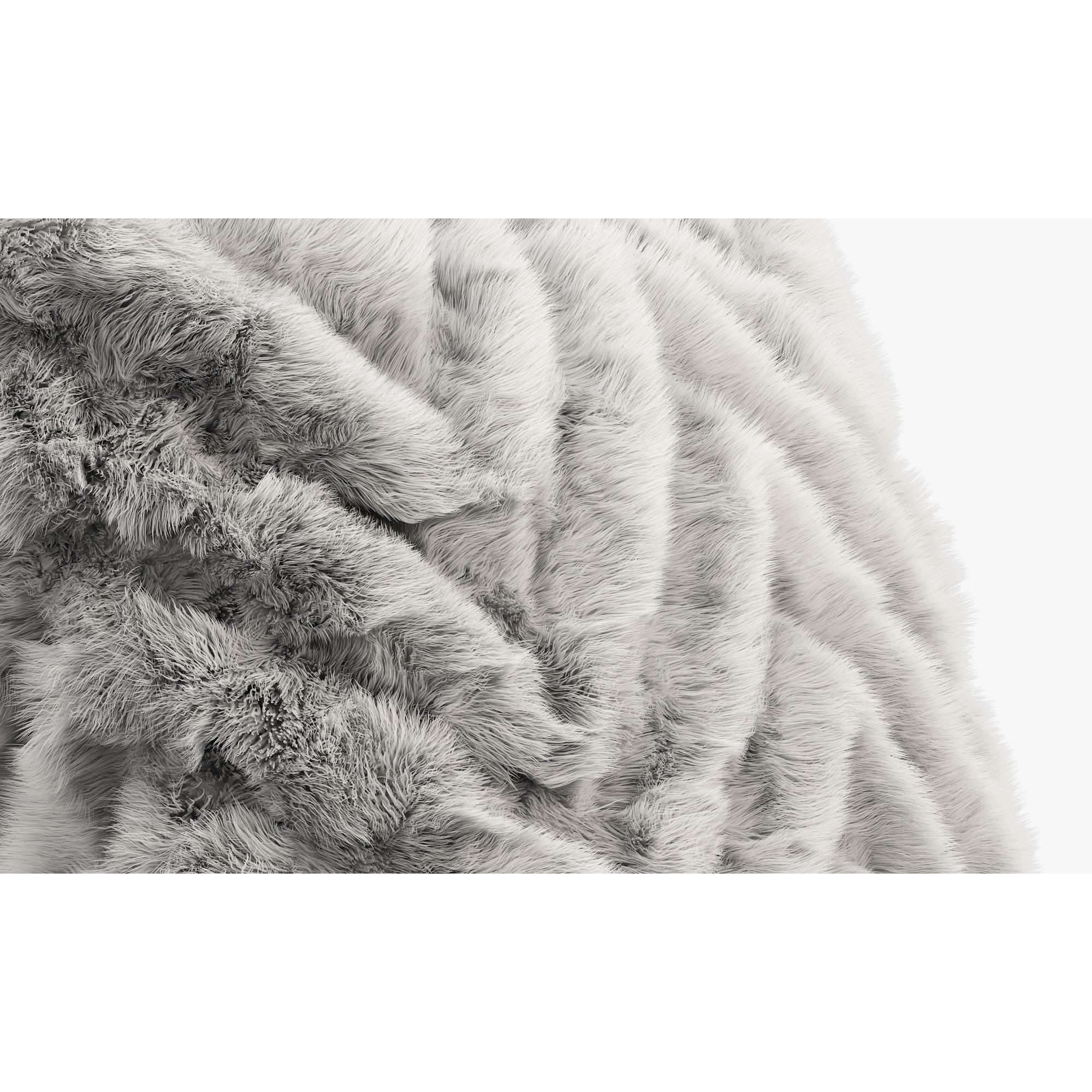 Collection of 38 Fur Pillows - High-Quality 3D Model - View 83