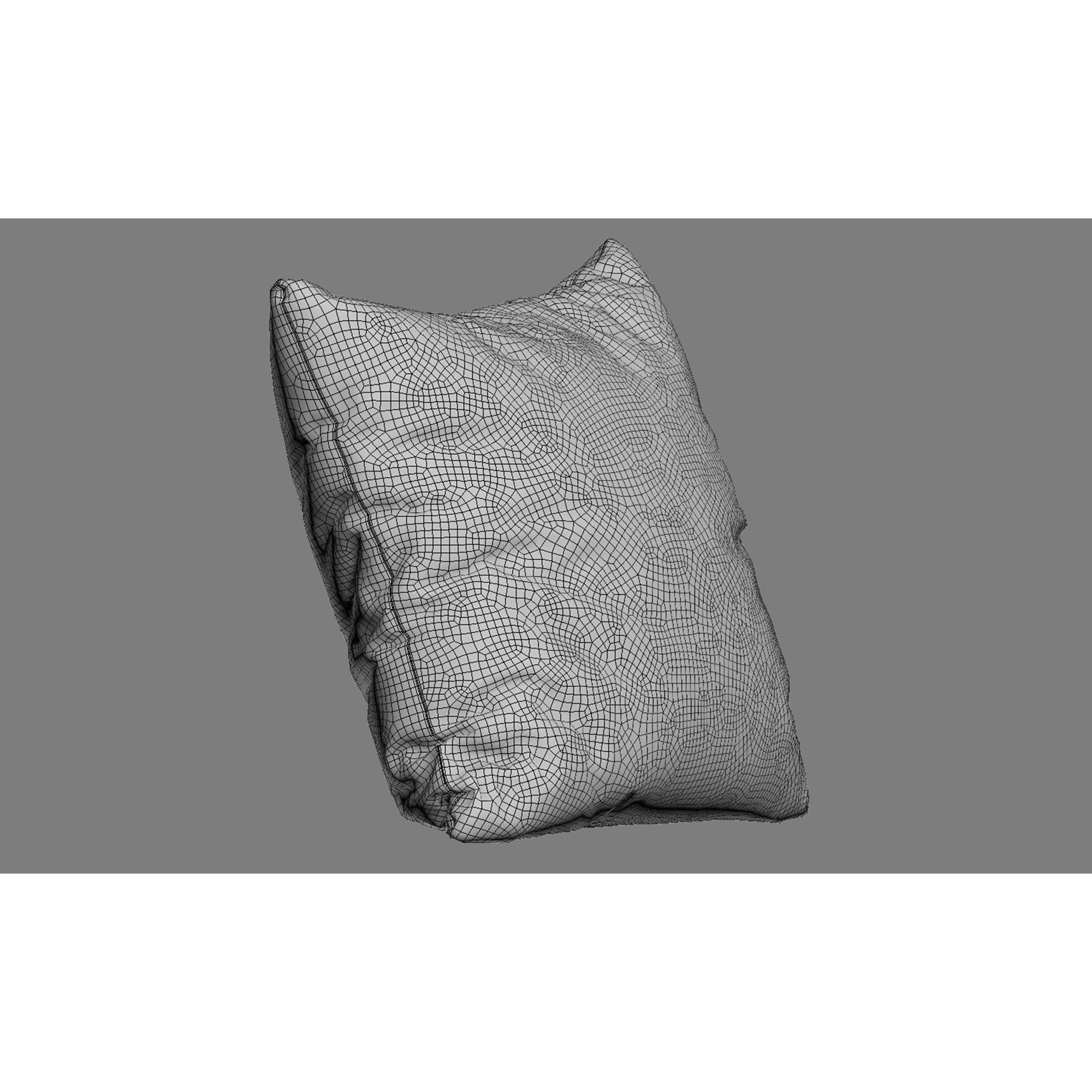Collection of 38 Fur Pillows - High-Quality 3D Model - View 90