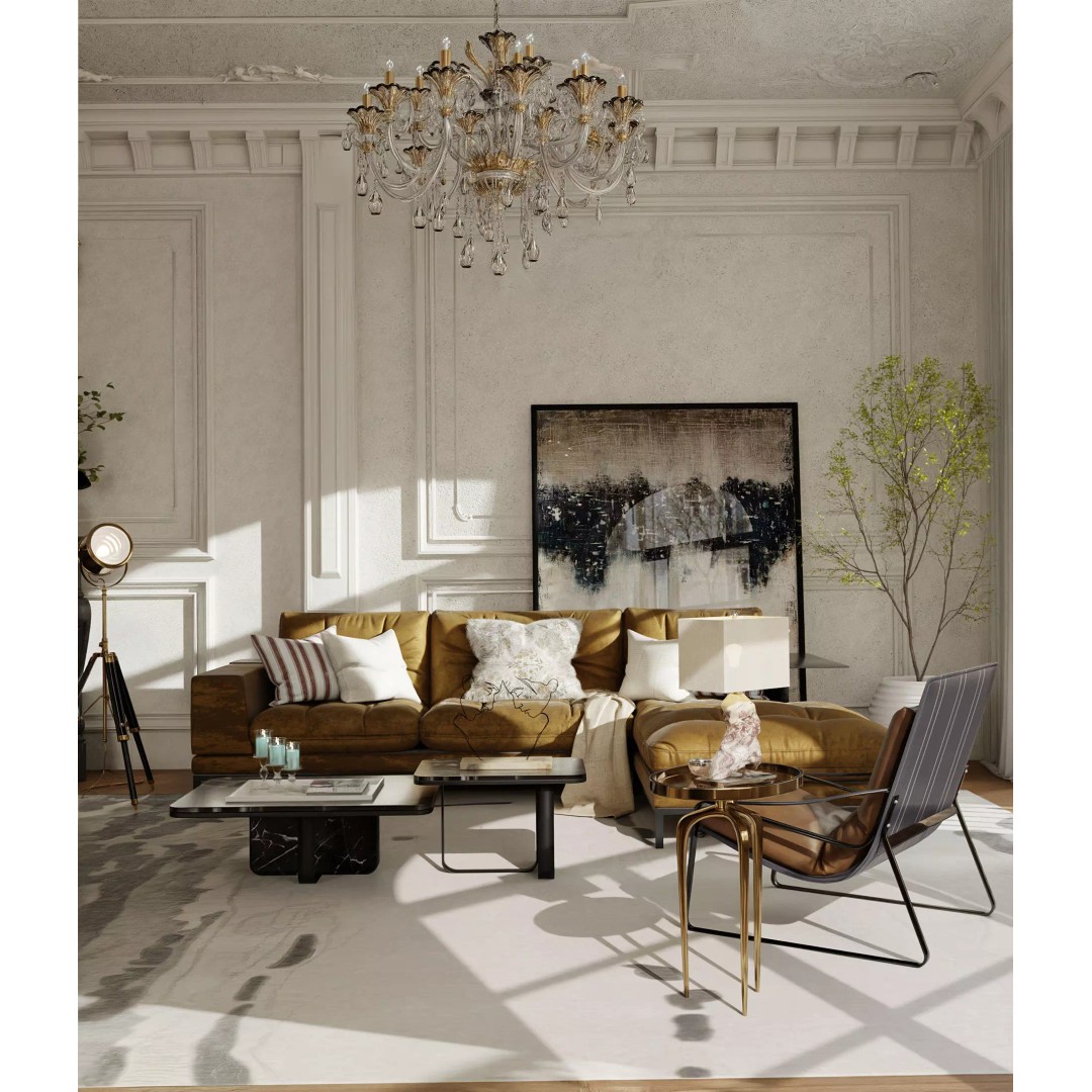 Paris Apartment 3D Model – Neoclassical Low-Poly Interior, Blender & FBX - View 2