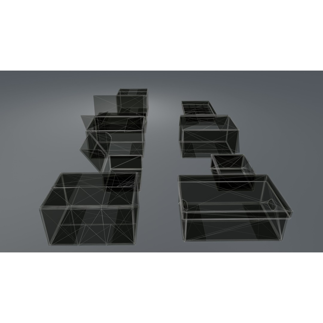 Cardboard Box 3D Model – Low Poly Game Asset, PBR Textures, FBX