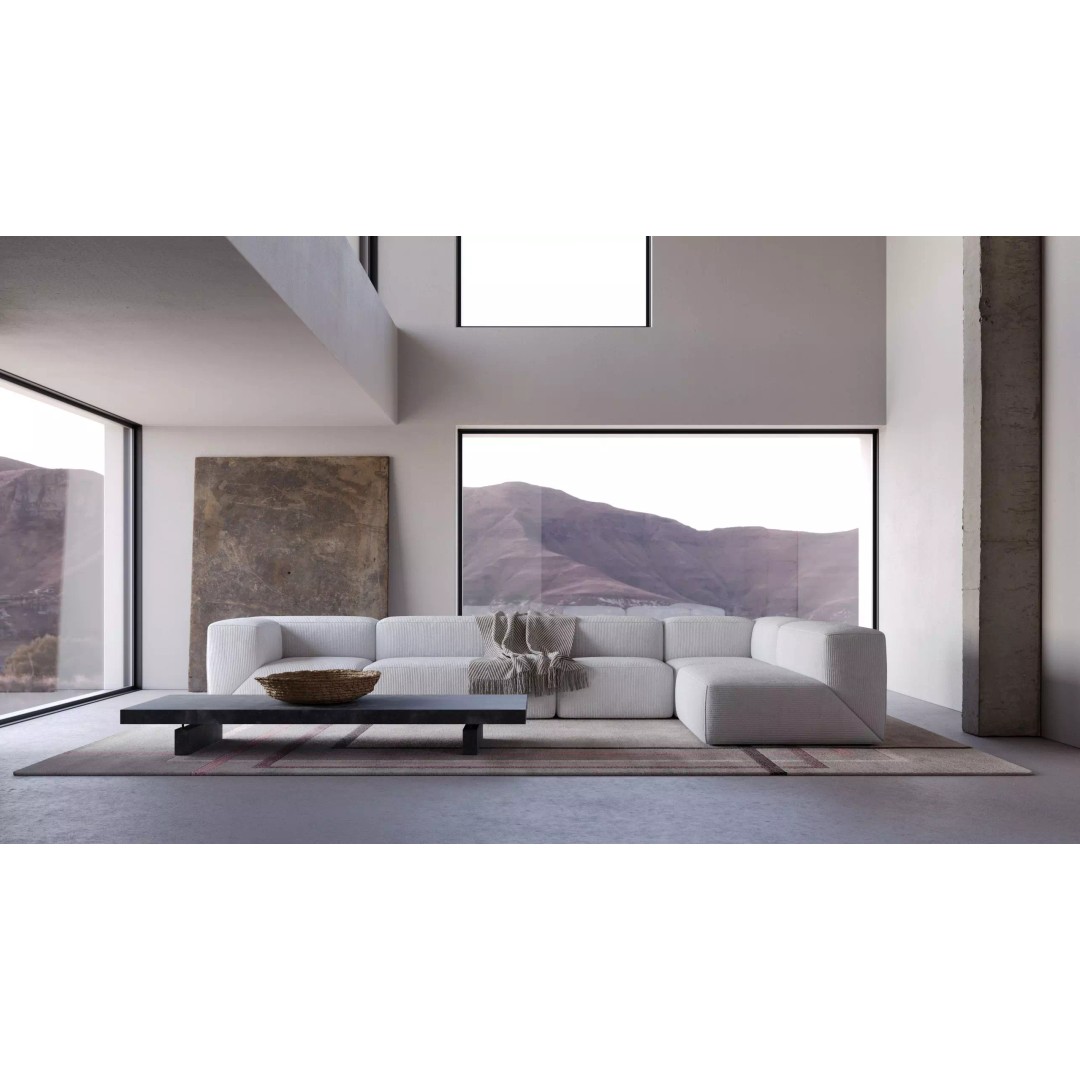 Minimal Living Room Interior Scene 3D Model – Contemporary Archviz, FBX - View 3