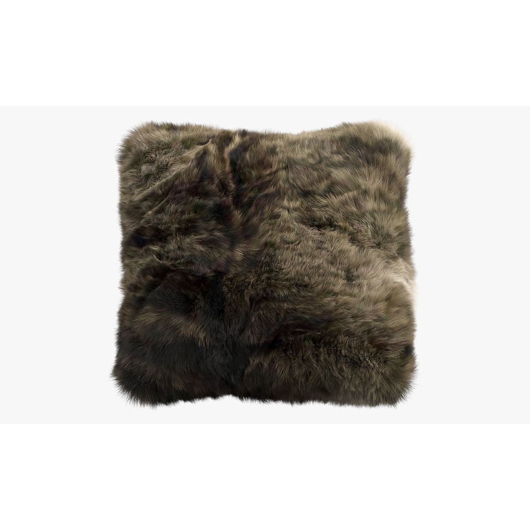 Fur Pillows 3D Model – Cozy Decorative Set, FBX & OBJ Formats - View 13