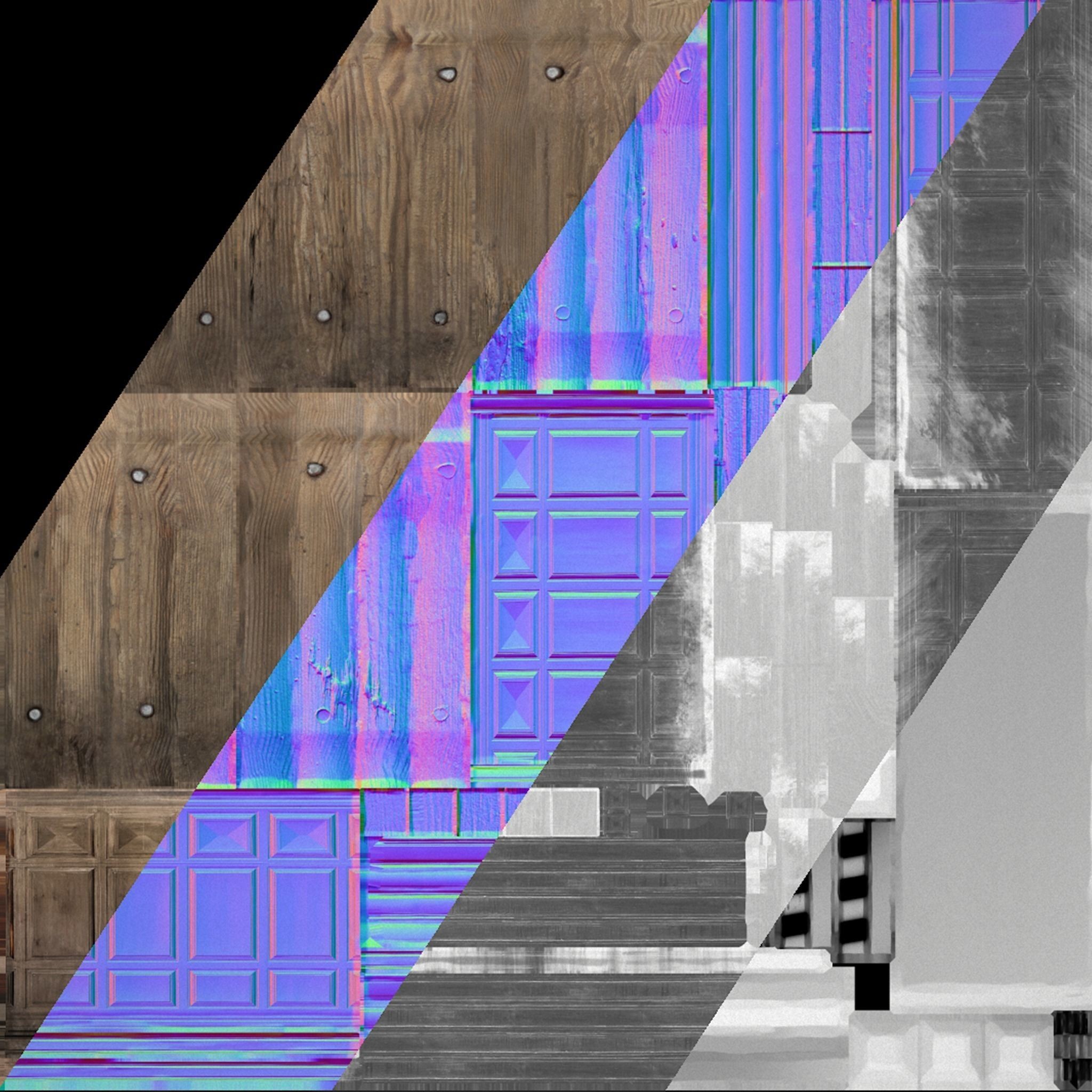 Medieval Stairs and Fences Pack - Low-Poly Game-Ready 3D Model