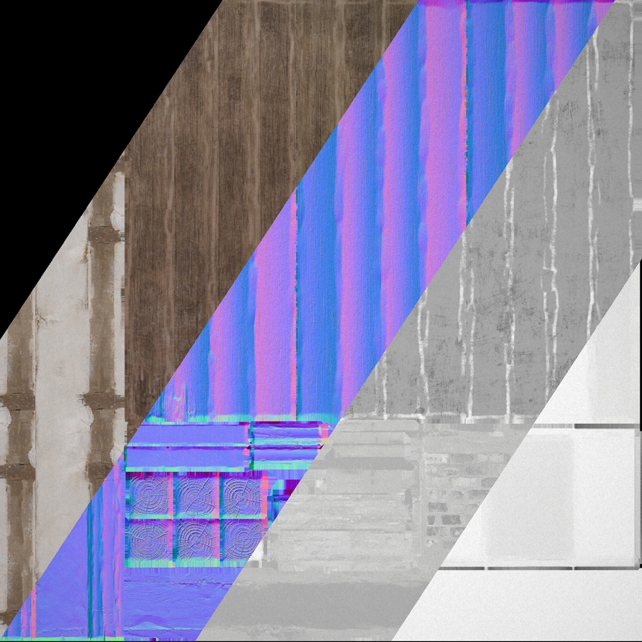 Medieval Stairs and Fences Pack - Low-Poly Game-Ready 3D Model - View 52