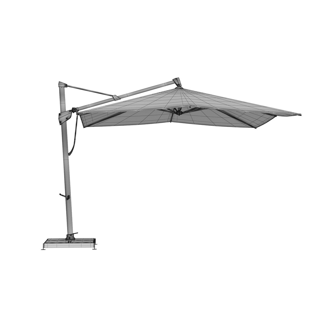 Glatz Sombrano S Plus Patio Umbrella 3D Model – High Poly PBR Asset, FBX - View 13