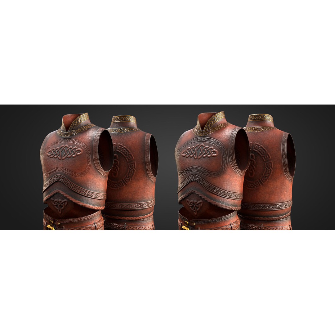 Leather Stamp Tool 3D Model – Fabric Brush Bundle with Alphas