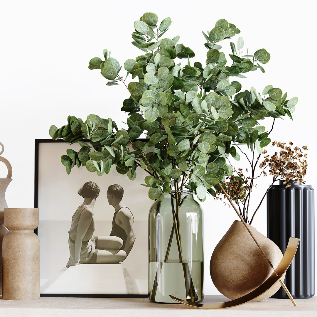 Decorative Set 165 3D Model – Low Poly Architectural Decoration, FBX, OBJ - View 6