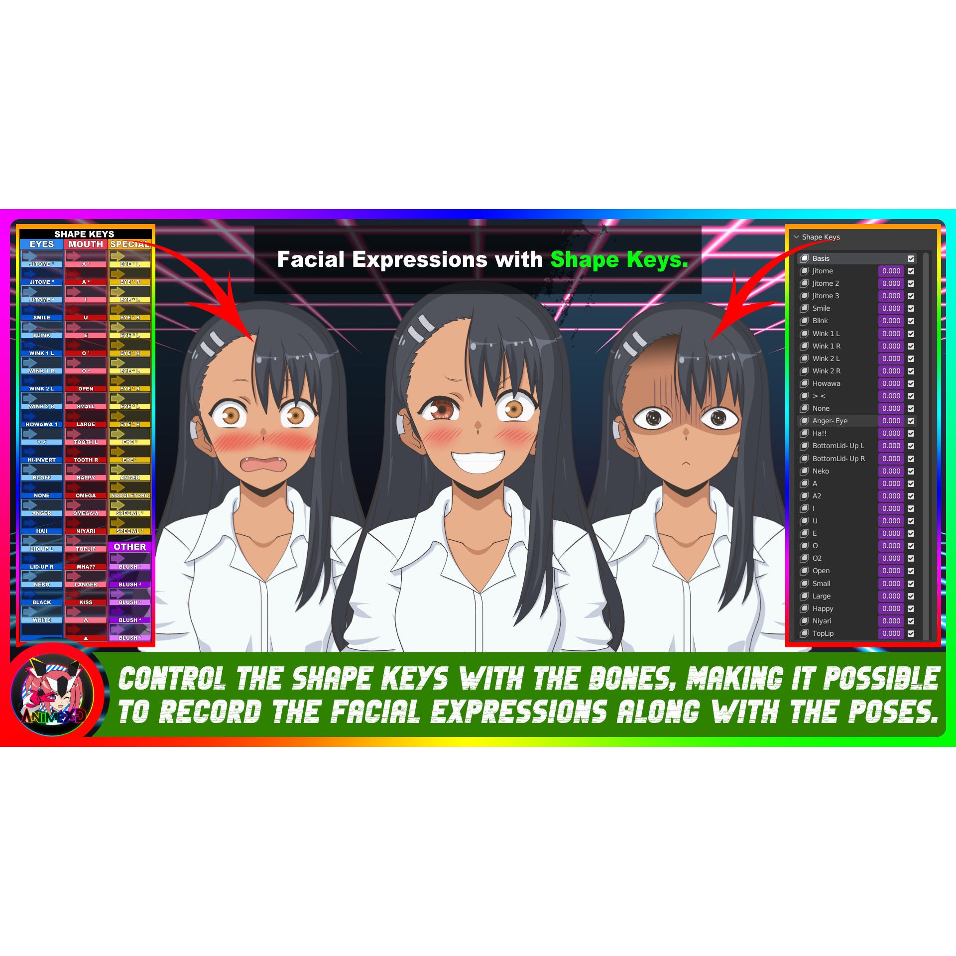 Nagatoro - Low-Poly Game-Ready 3D Model - View 6