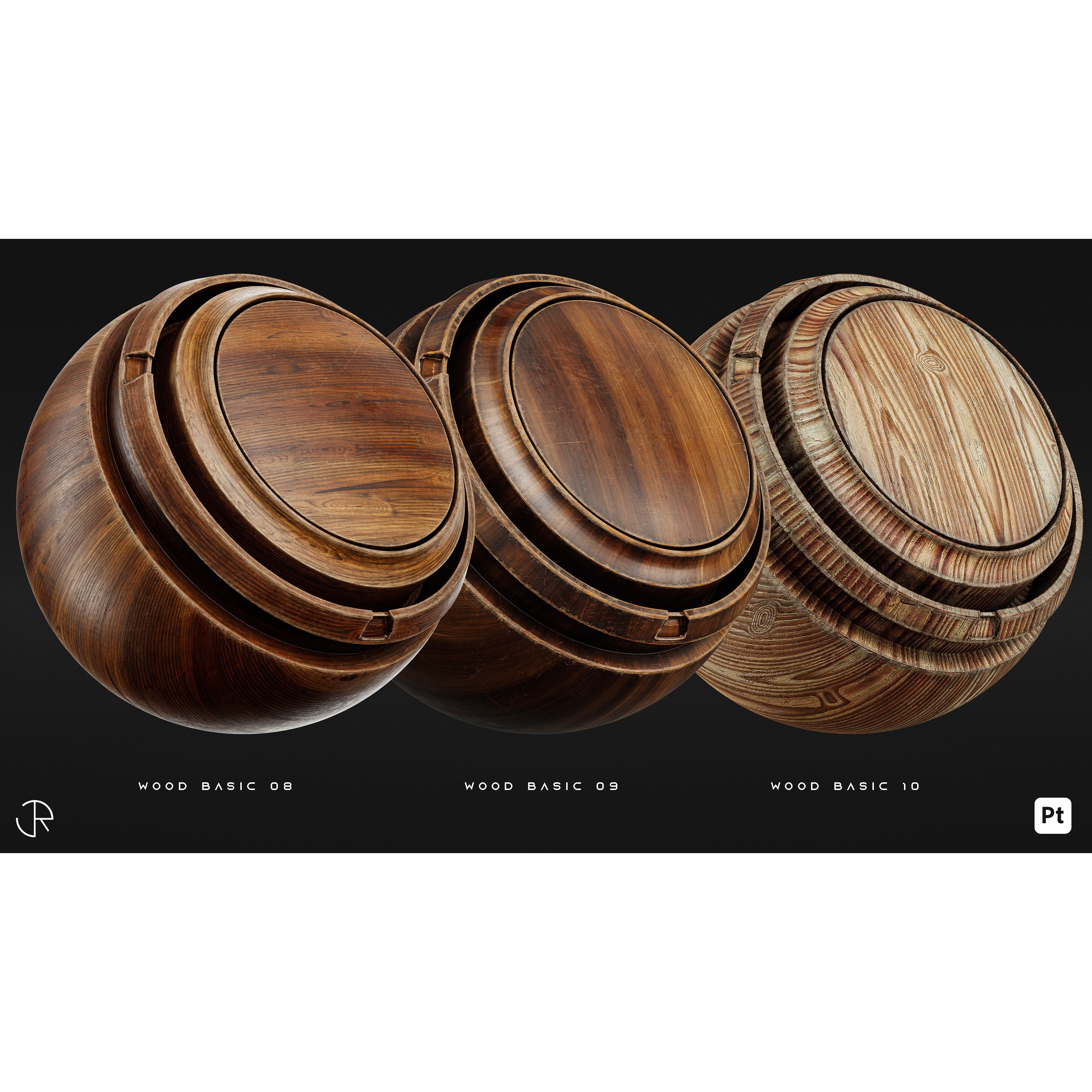 Ultimate Wood Smart Materials - PBR Textures 3D Model - View 14