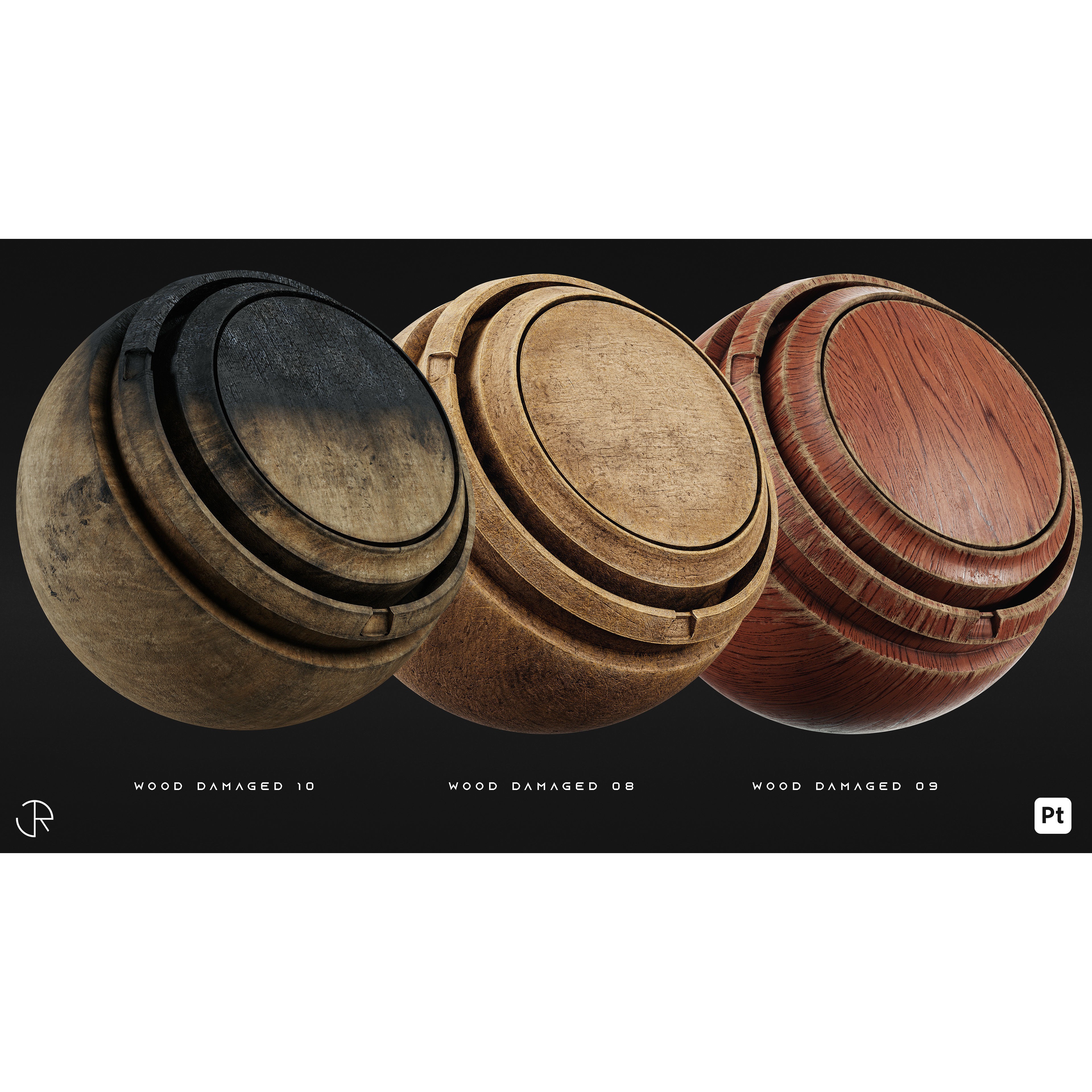 Ultimate Wood Smart Materials - PBR Textures 3D Model - View 15